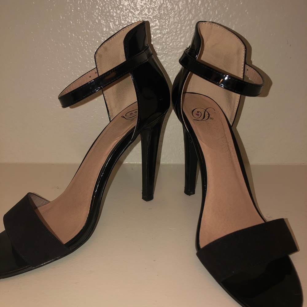 Black high heels